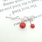Red Cherry Hairpin