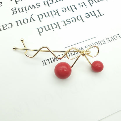 Red Cherry Hairpin