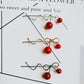 Red Cherry Hairpin