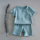 Boy And Girl Baby Short-sleeved Summer Suit