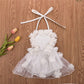 Newborn Baby Girl Jumpsuit Dress Sequined Polka Dot Tulle Tutu Set Toddler Gir
