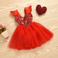 Newborn Baby Girl Jumpsuit Dress Sequined Polka Dot Tulle Tutu Set Toddler Gir