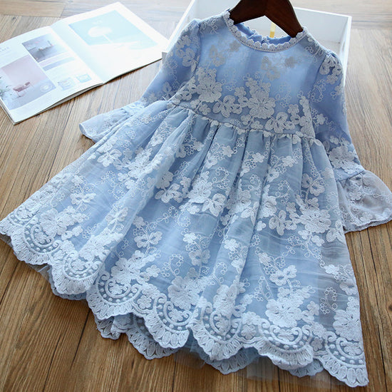 Short Sleeve Lace Spring And Autumn Princess Skirt