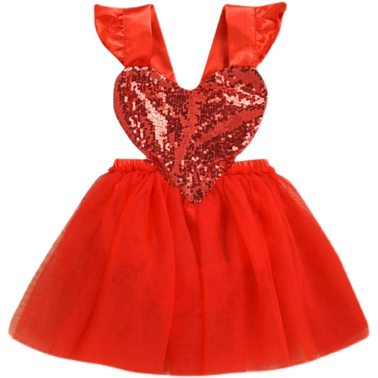 Newborn Baby Girl Jumpsuit Dress Sequined Polka Dot Tulle Tutu Set Toddler Gir